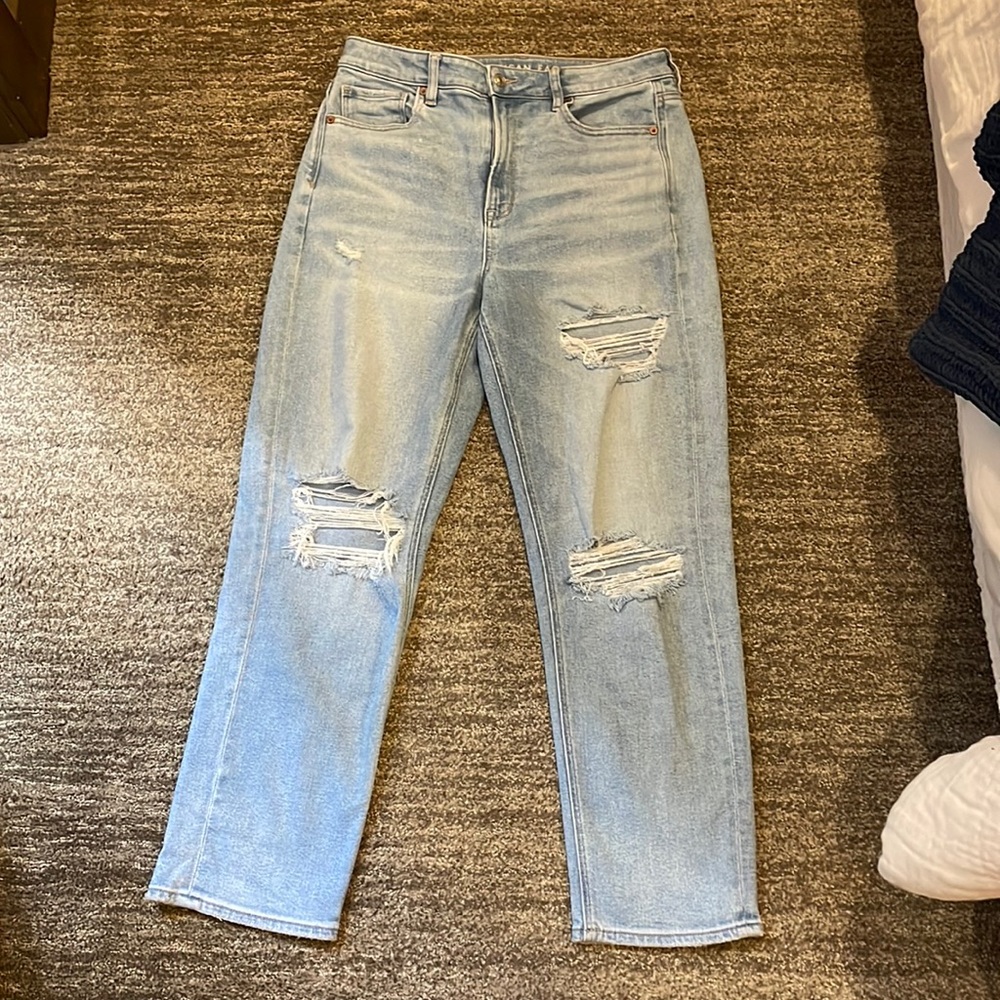 mom straight jean